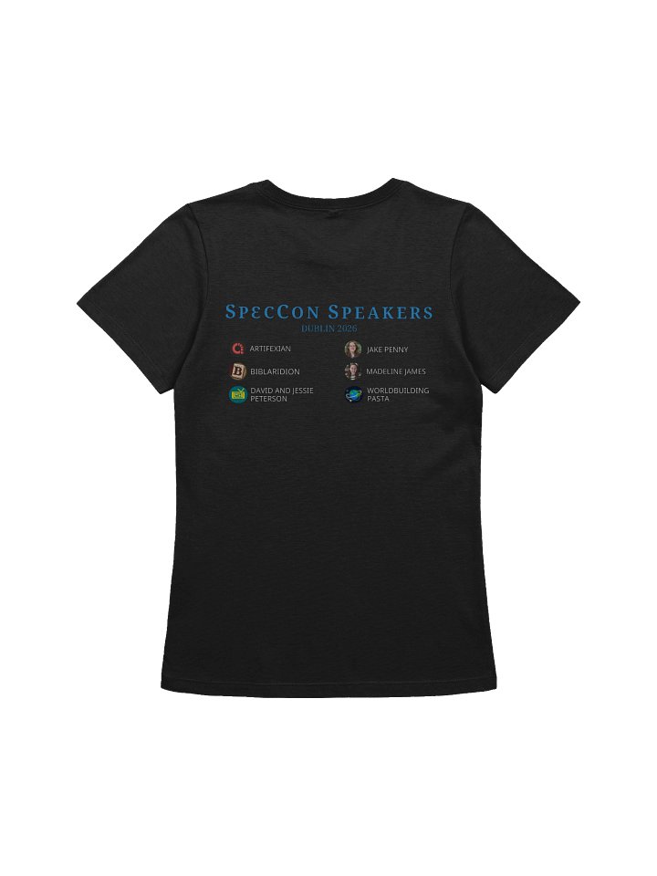SpecCon Dublin 2026 Women's Dark Supersoft Tshirt product image (5)