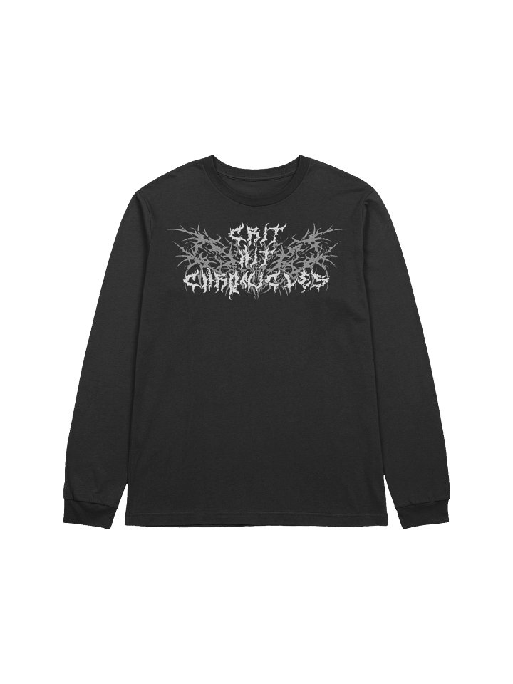 Crit Hit Chronicles Metal Long Sleeve Tee product image (3)