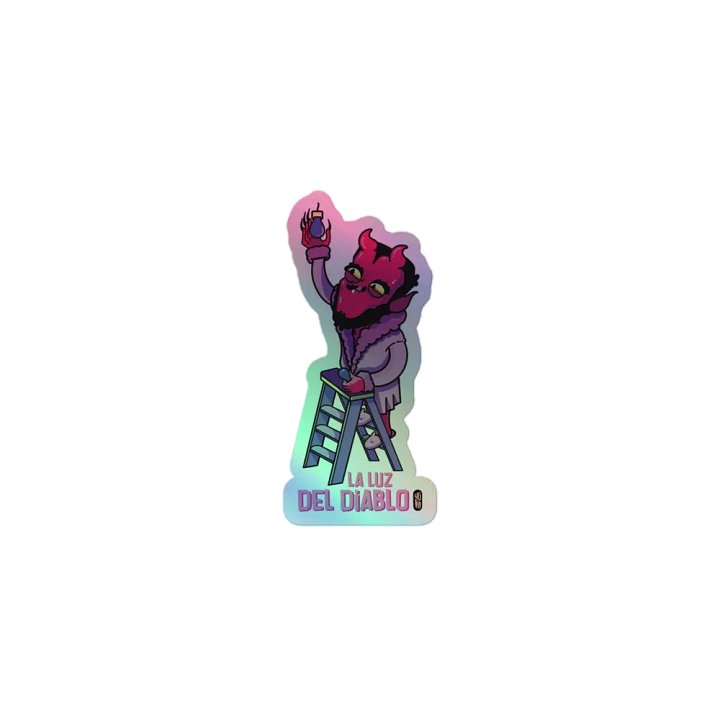 La Luz del Diablo - Sticker (Holographic Kiss Cut) product image (1)
