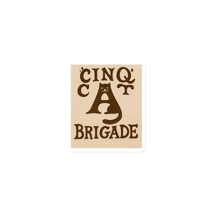 Cat Brigade logo Die-Cut Magnets product image (1)