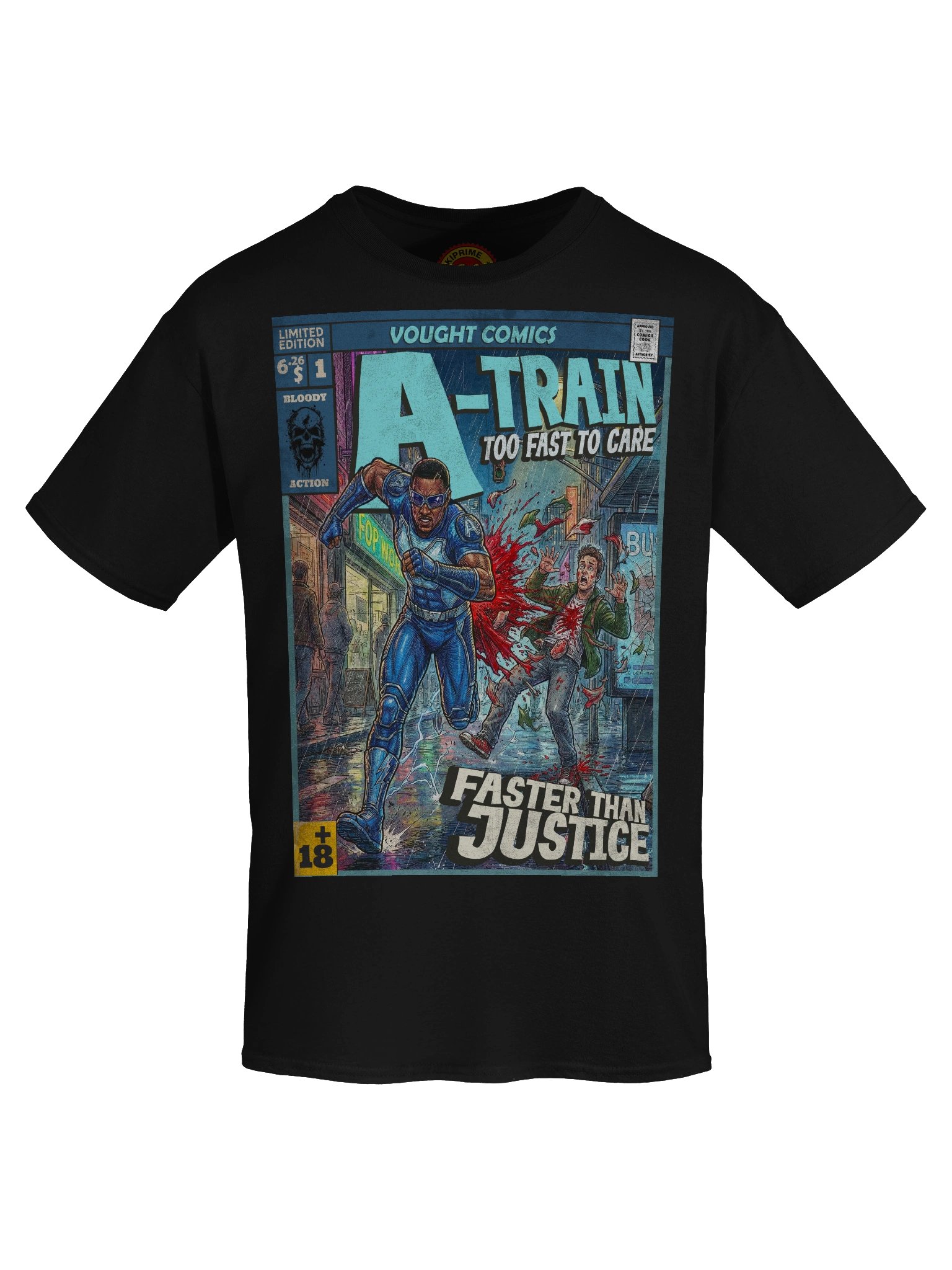 A-Train Comic Art T-Shirt product image (5)