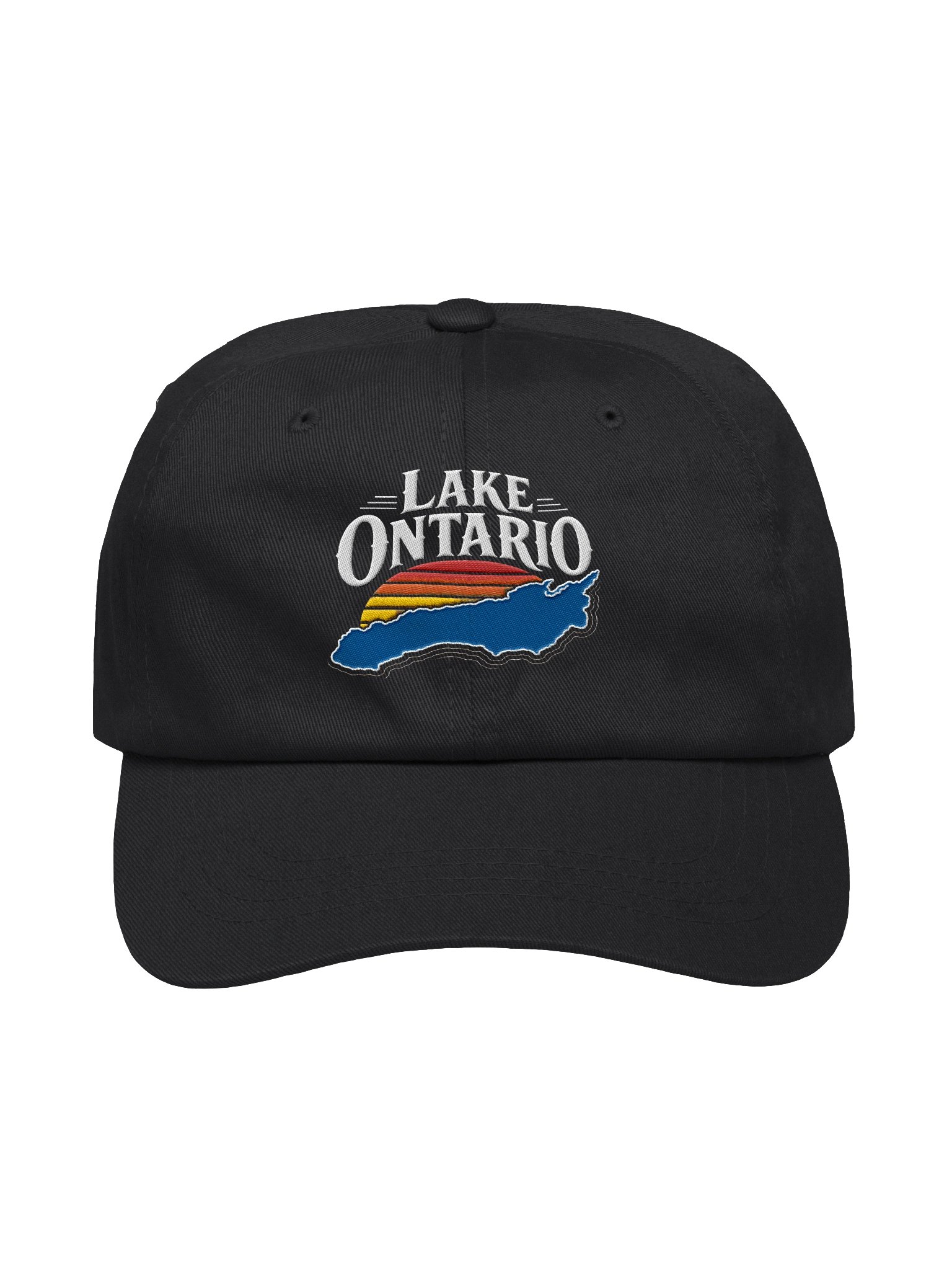 Retro Sunset Great Lakes Lake Ontario Hat product image (2)