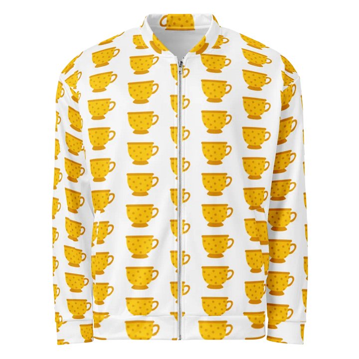 Polka Dot Tea Party All-Over Print Bomber Jacket product image (2)