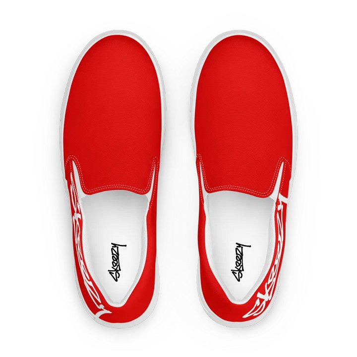 Solid Skeezy Slip-Ons RED product image (2)