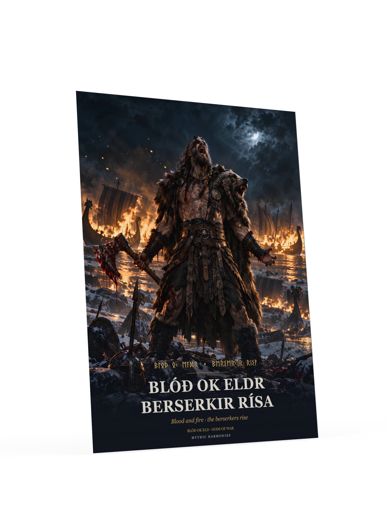 Blóð ok eldr — Gods of War Art Poster product image (8)