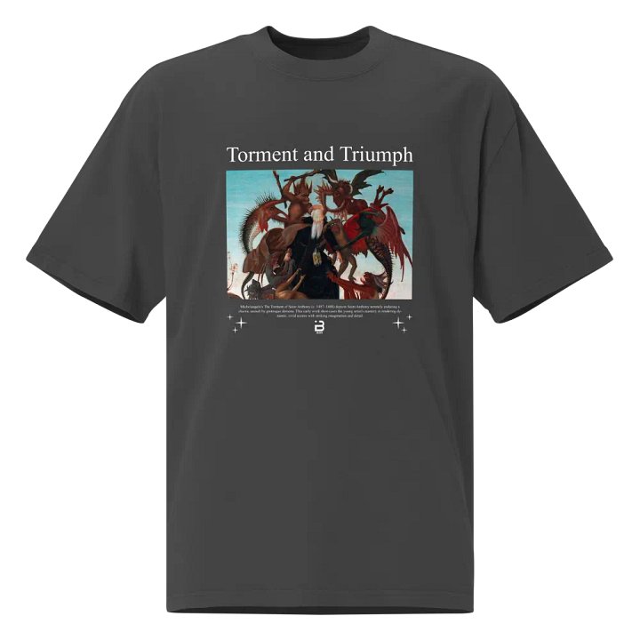 Torment and Triumph - BUIII Remix Premium Oversized Faded T-Shirt - Black product image (1)