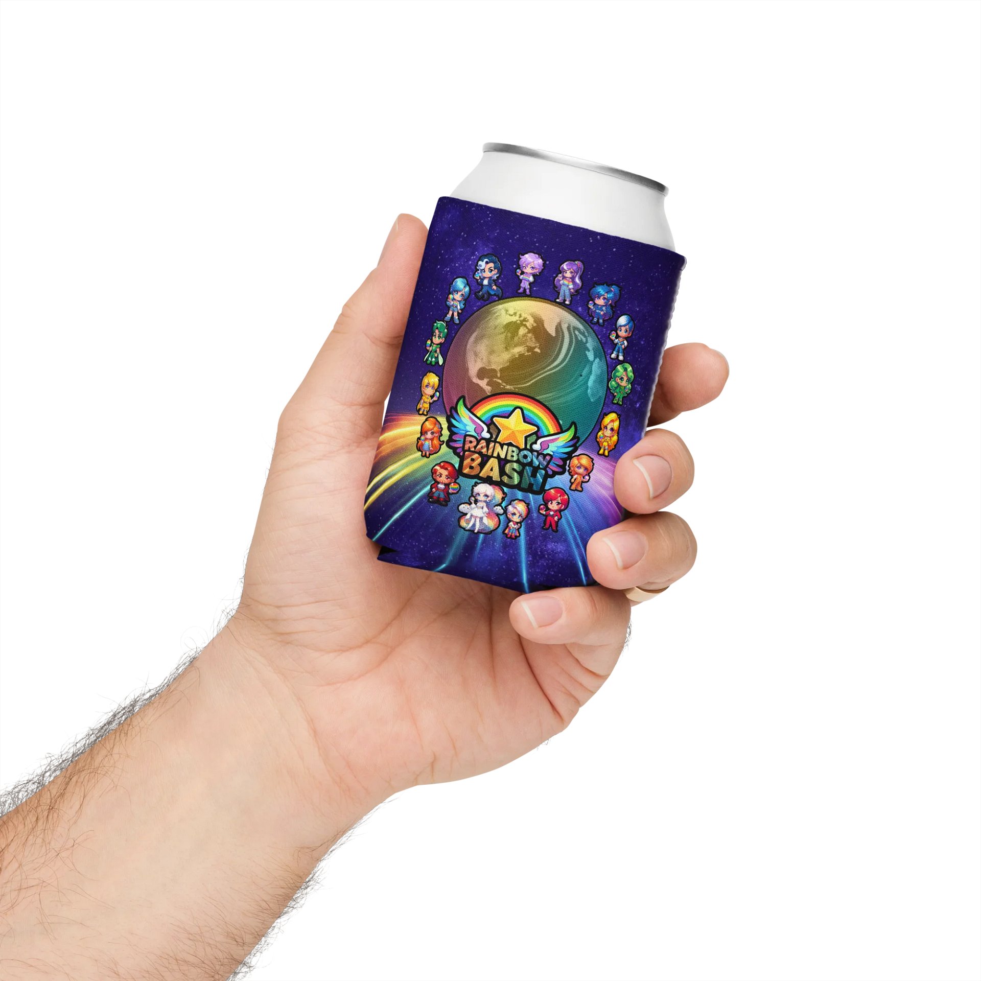 Rainbow Bash Koozie product image (3)