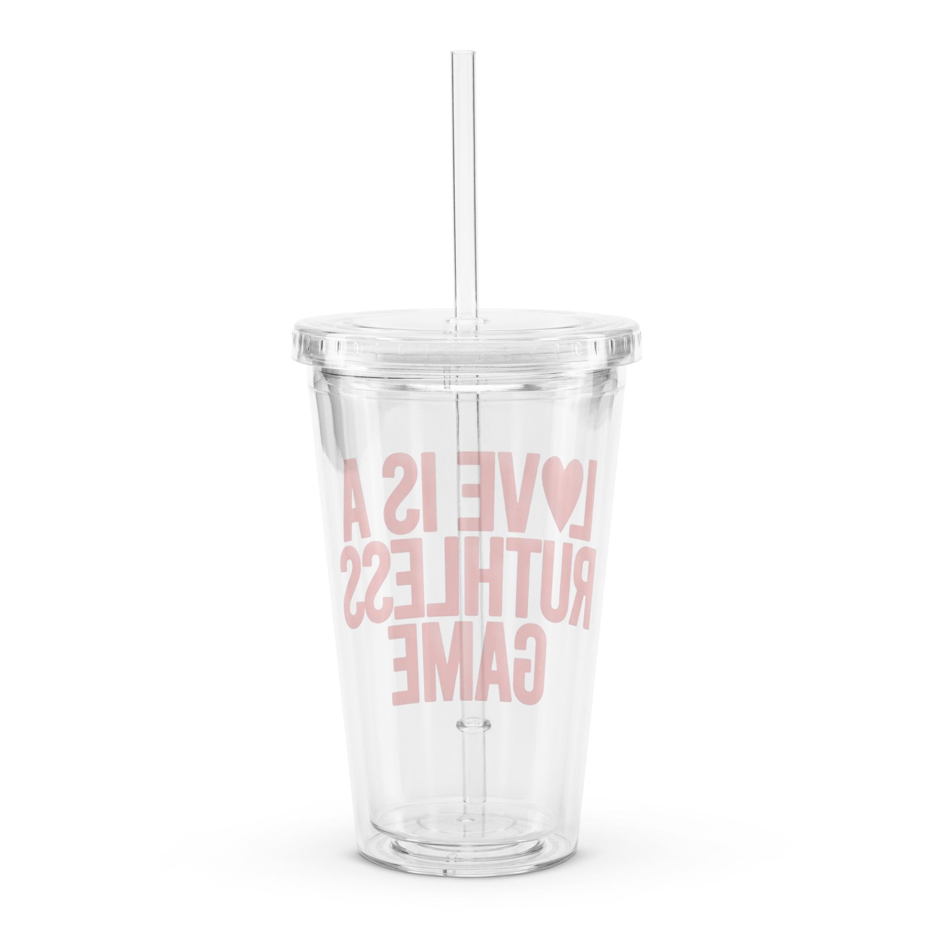 Love - Clear Plastic Tumbler product image (2)