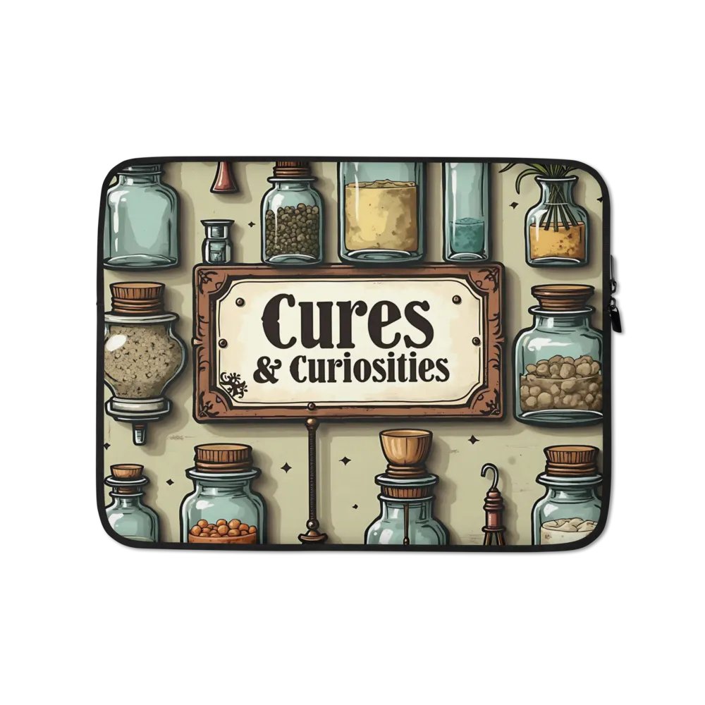 Cures & Curiosities Laptop Sleeve product image (1)