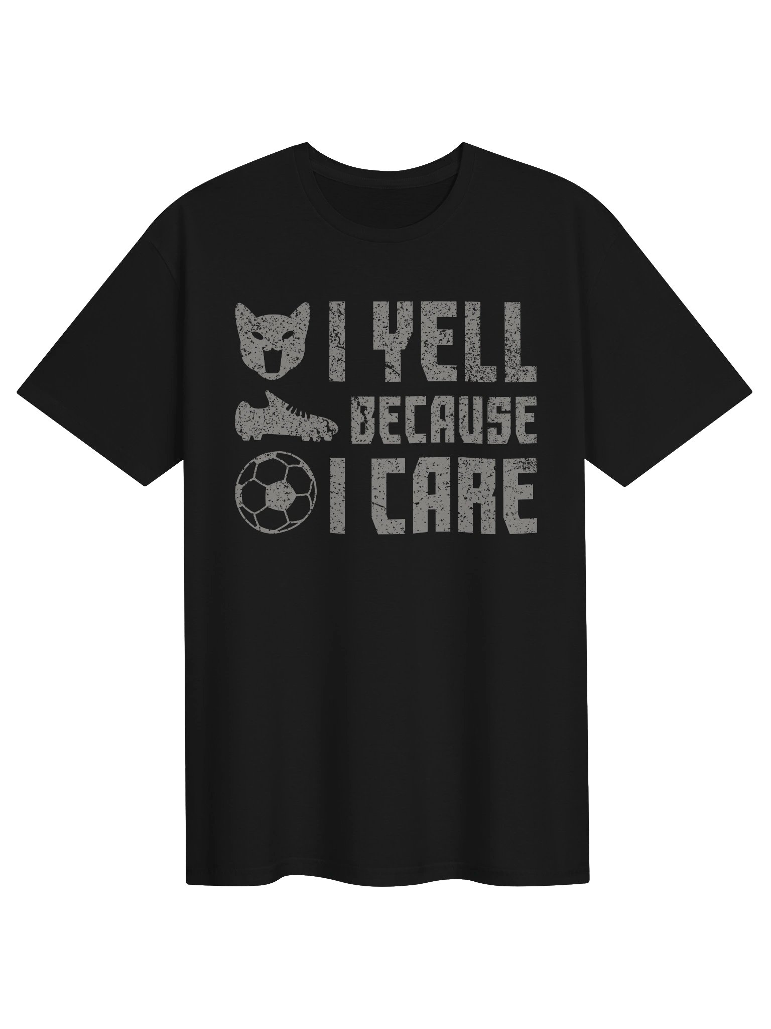 Soccer Cat (I Yell Because I Care) - Unisex Adult Super Soft Lightweight T-shirt product image (13)