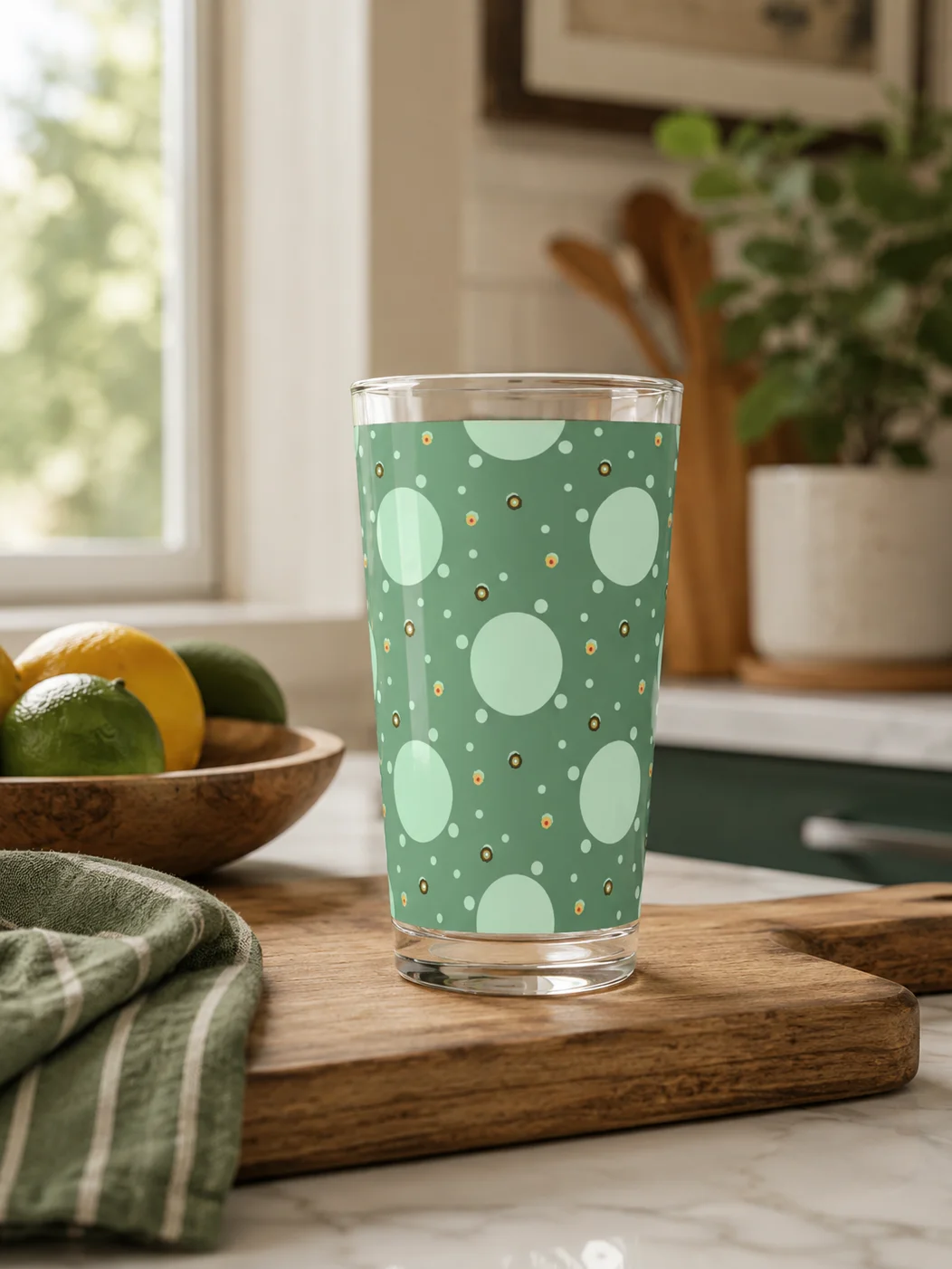 Olive Dot Delight Shaker Pint Glass product image (1)