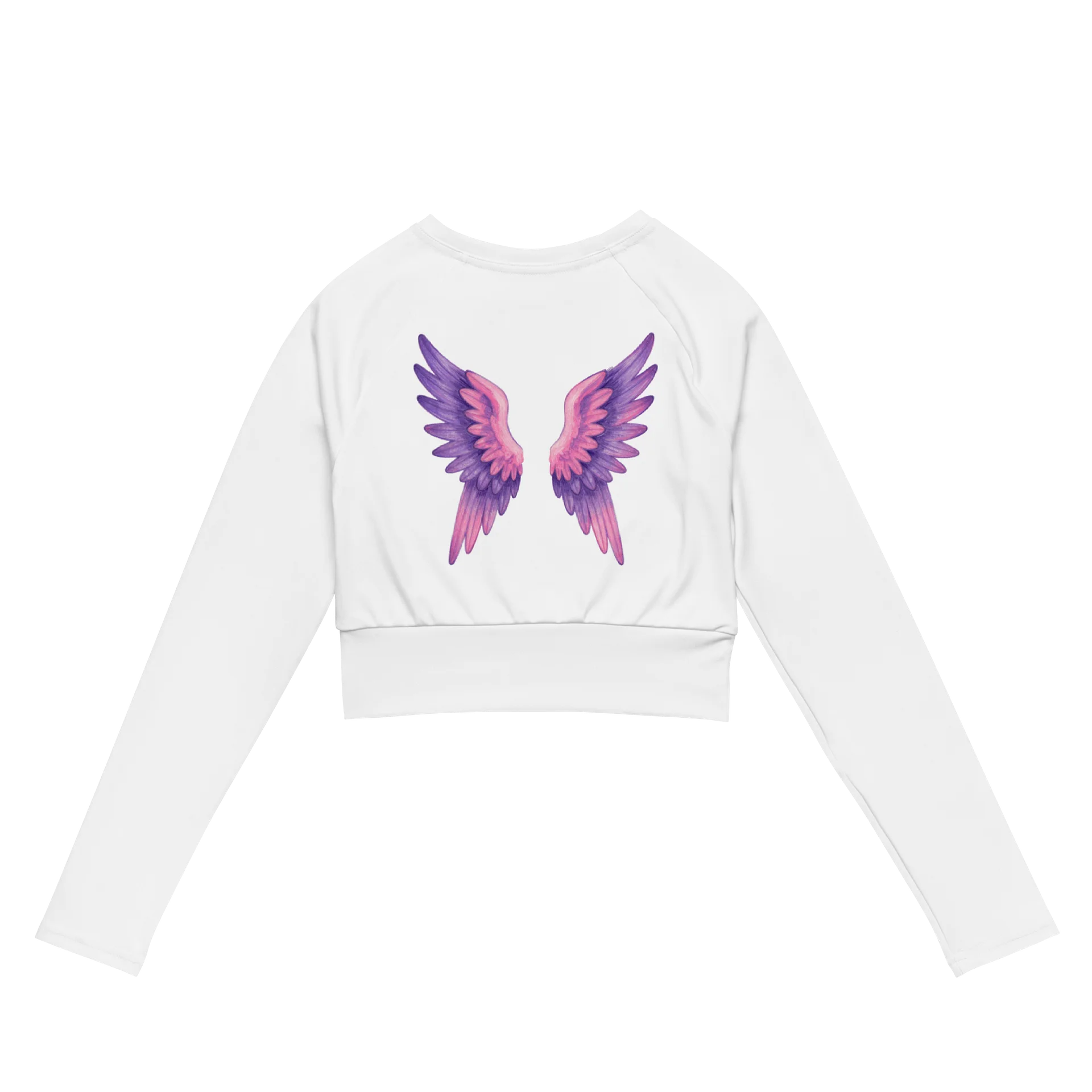 Ethereal Wings All-Over Print Crop Top product image (7)