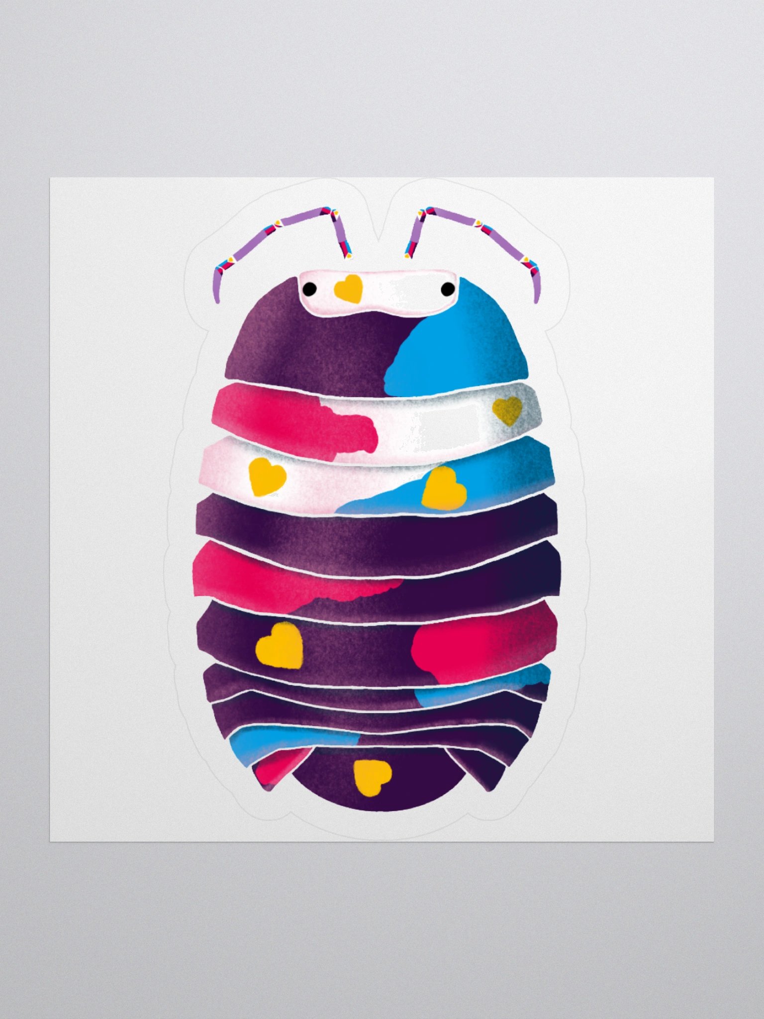Polyamorous Isopod Sticker product image (3)