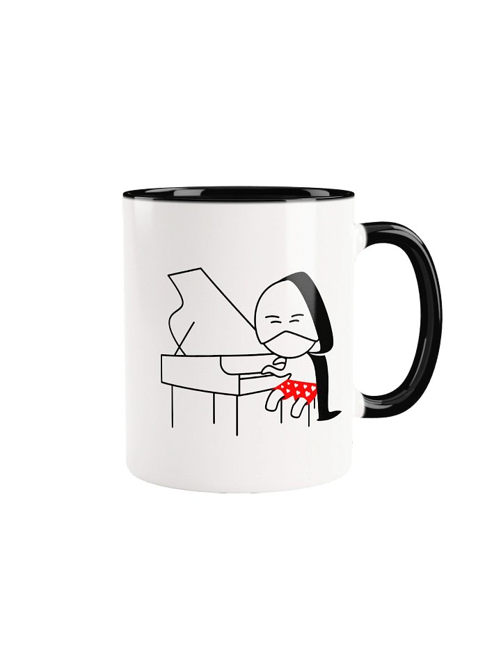 *BRAND NEW* Man. Mask. Piano. Pants. Dual Design Ceramic Mug (2 sizes) product image (1)