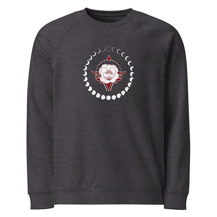 Organic Cotton Sweatshirt Mystic Moon Blooming Rose product image (9)