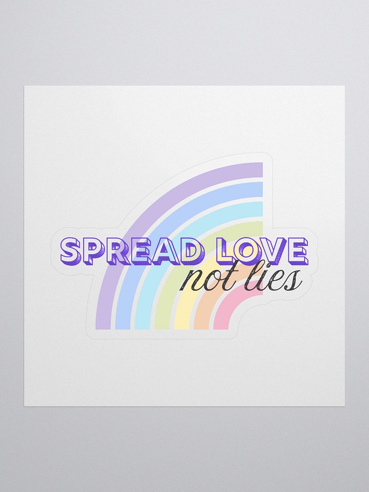 Spread Love Kiss Cut Stickers product image (1)