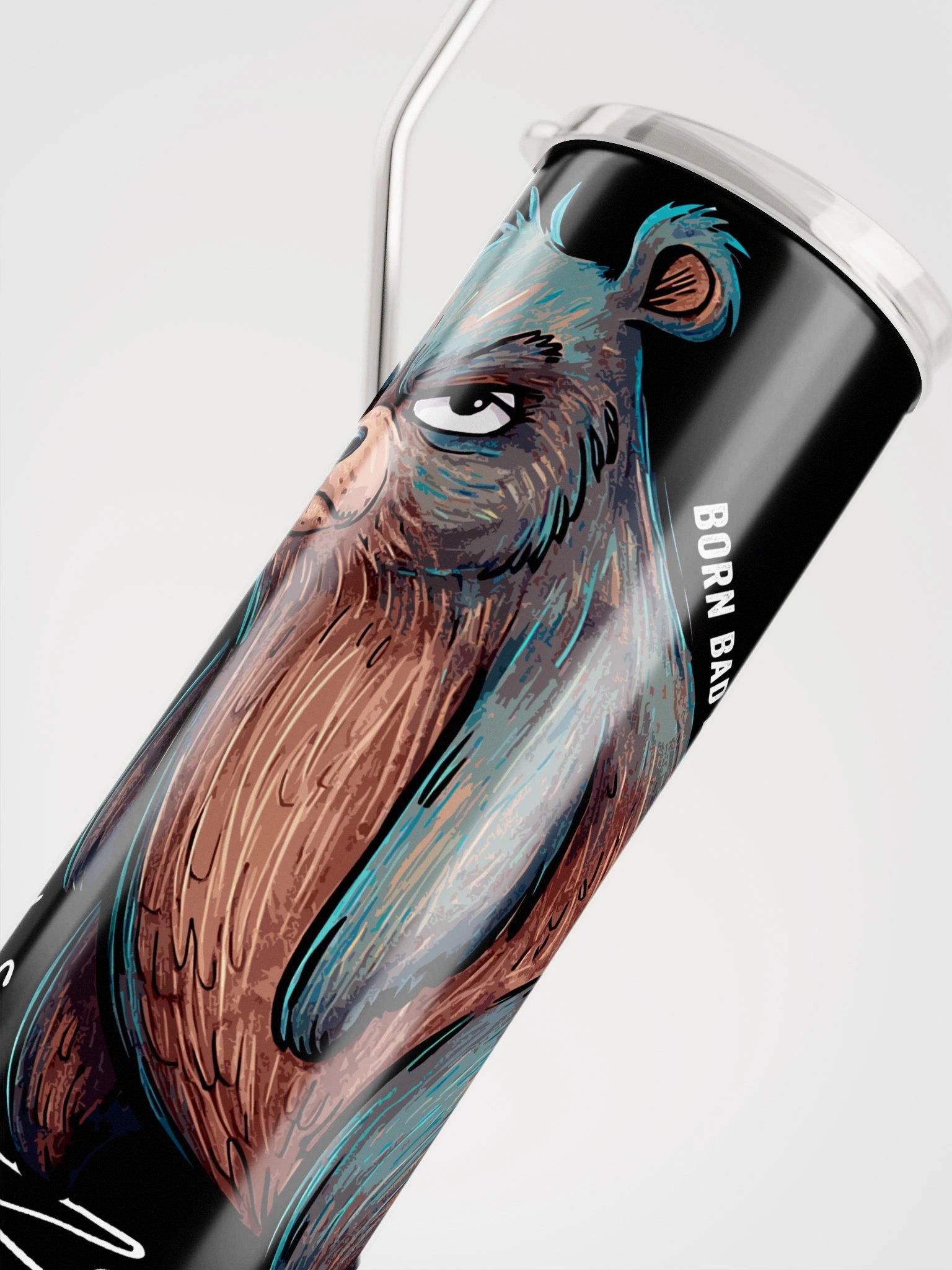 Grumpy Bear Stainless Steel Tumbler product image (2)