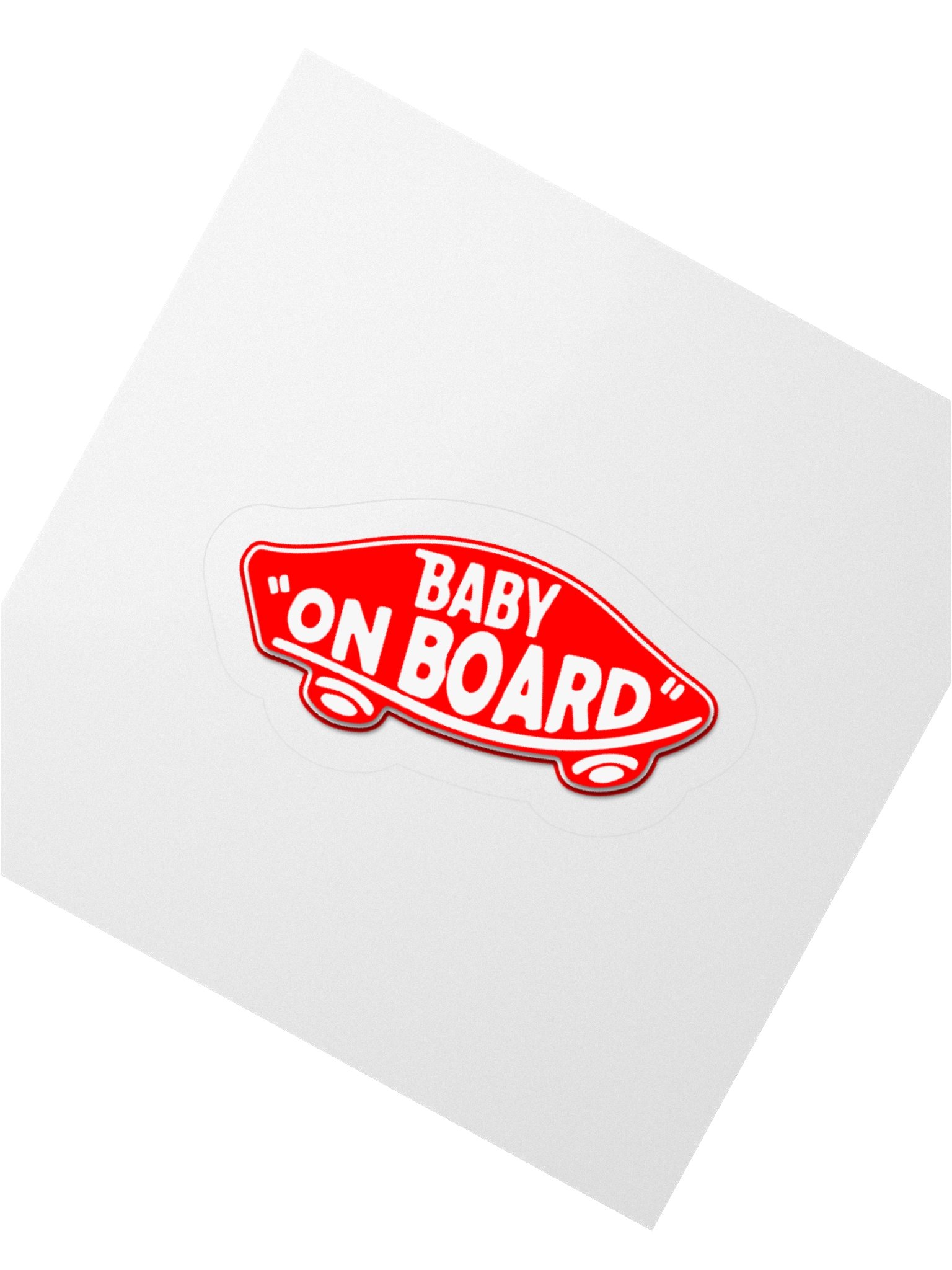 Baby on Board Sticker Red product image (2)