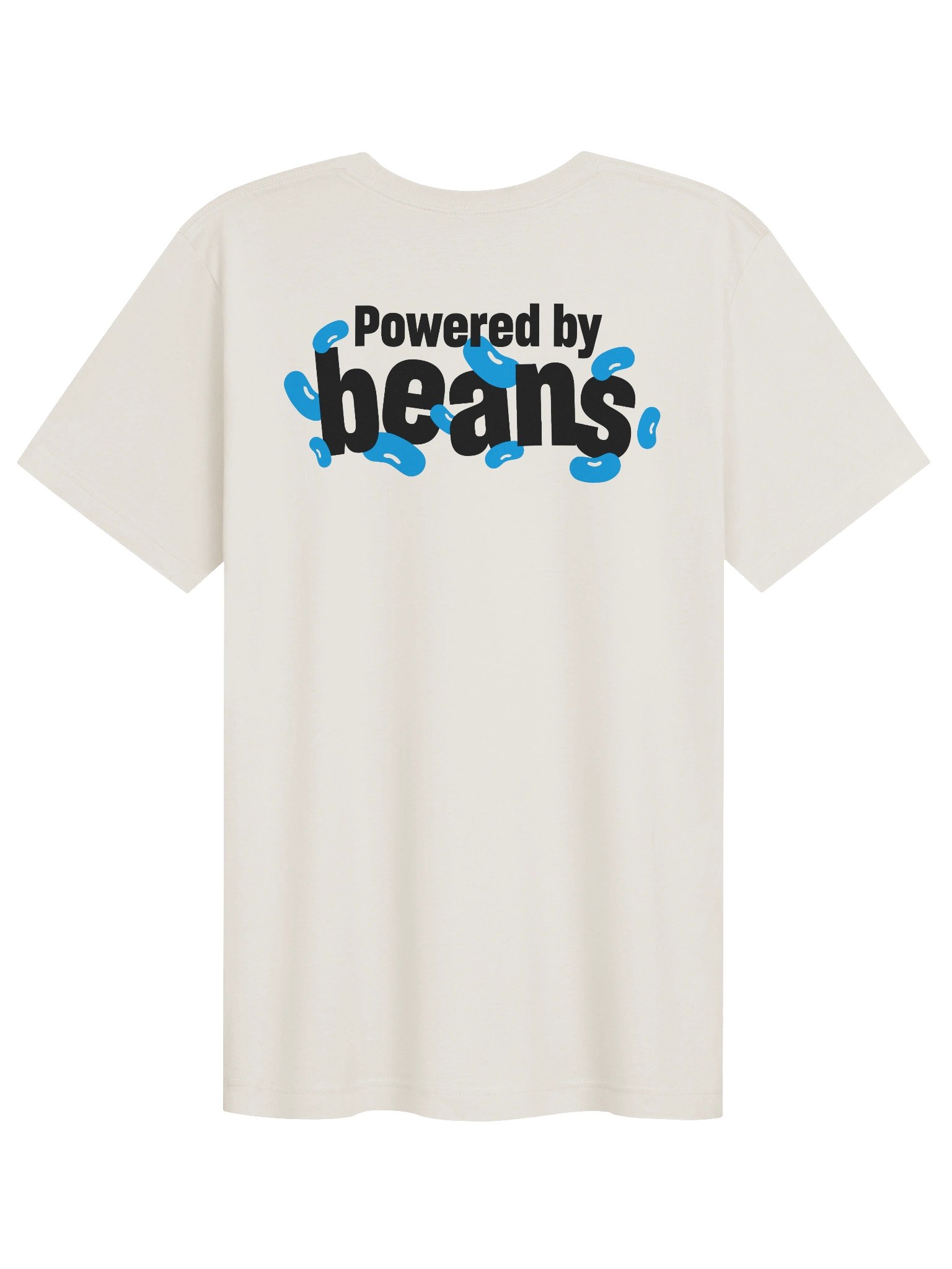 Powered by beans - T-shirt - Back design product image (2)