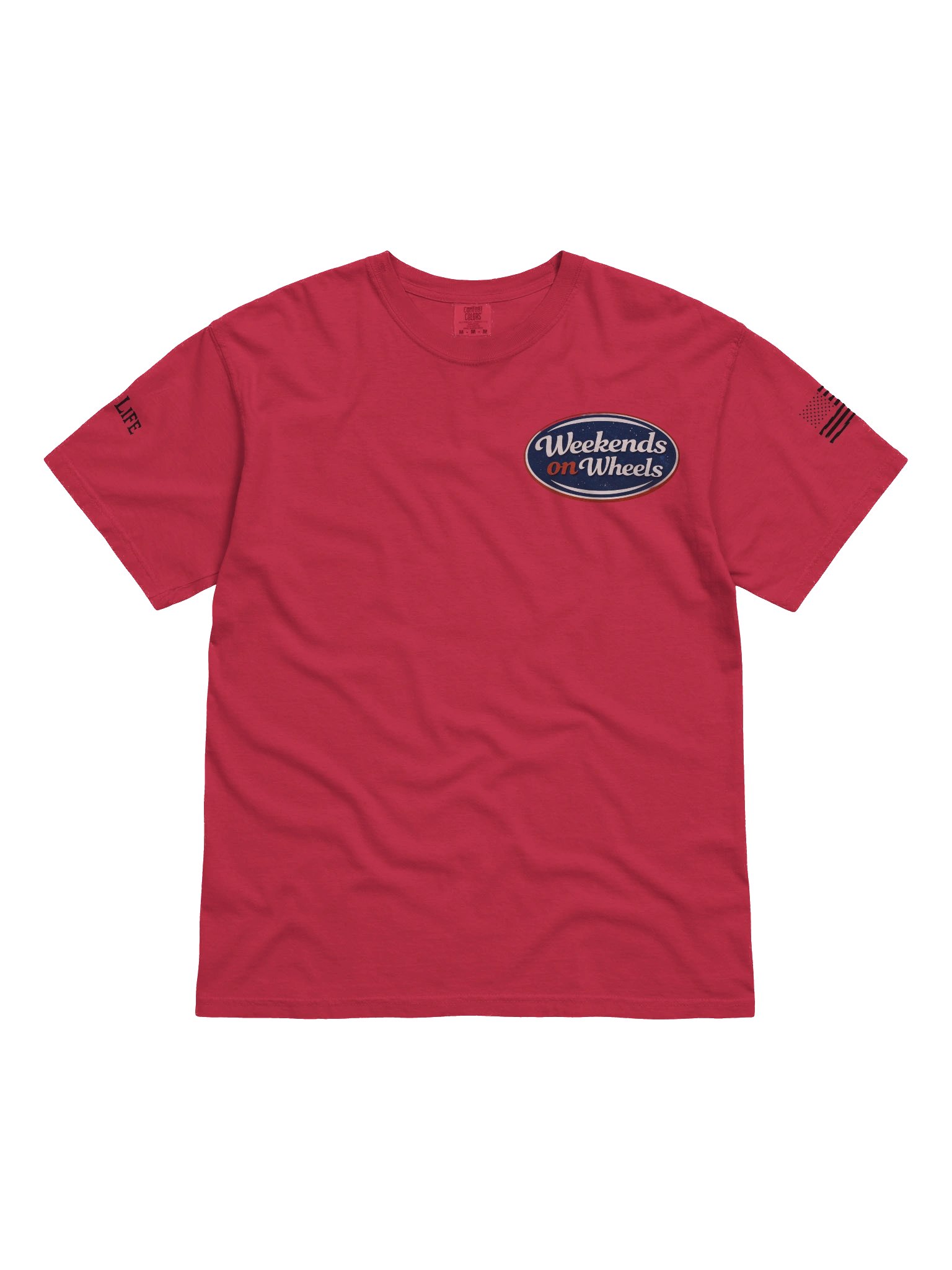 Blue Oval Pullin' Our Weekend Pride Tee product image (6)