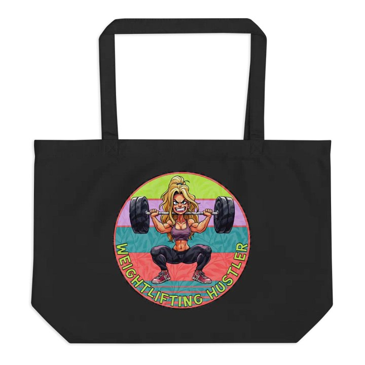 Weightlifting Hustler Female Strength Organic Tote product image (1)