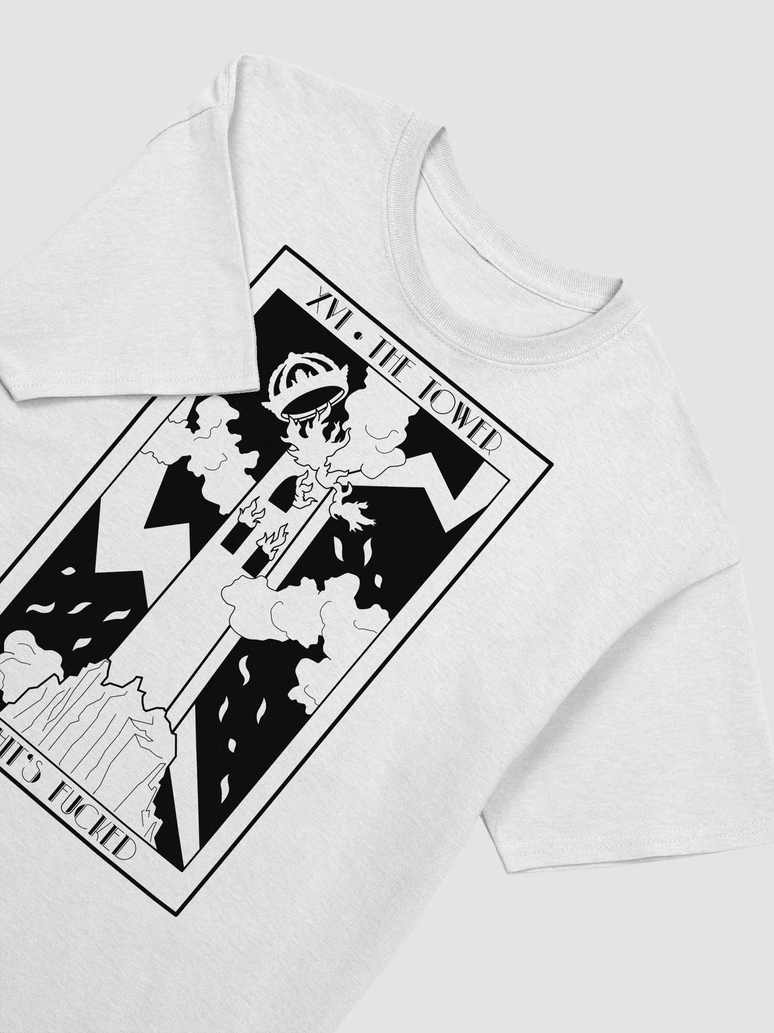 XVI The Tower Light Mode Heavyweight T-Shirt product image (3)