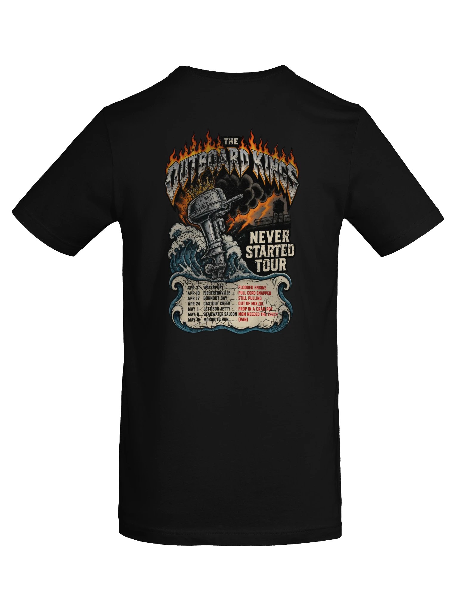 Outboard Kings - Never Started Tour - Tee product image (16)