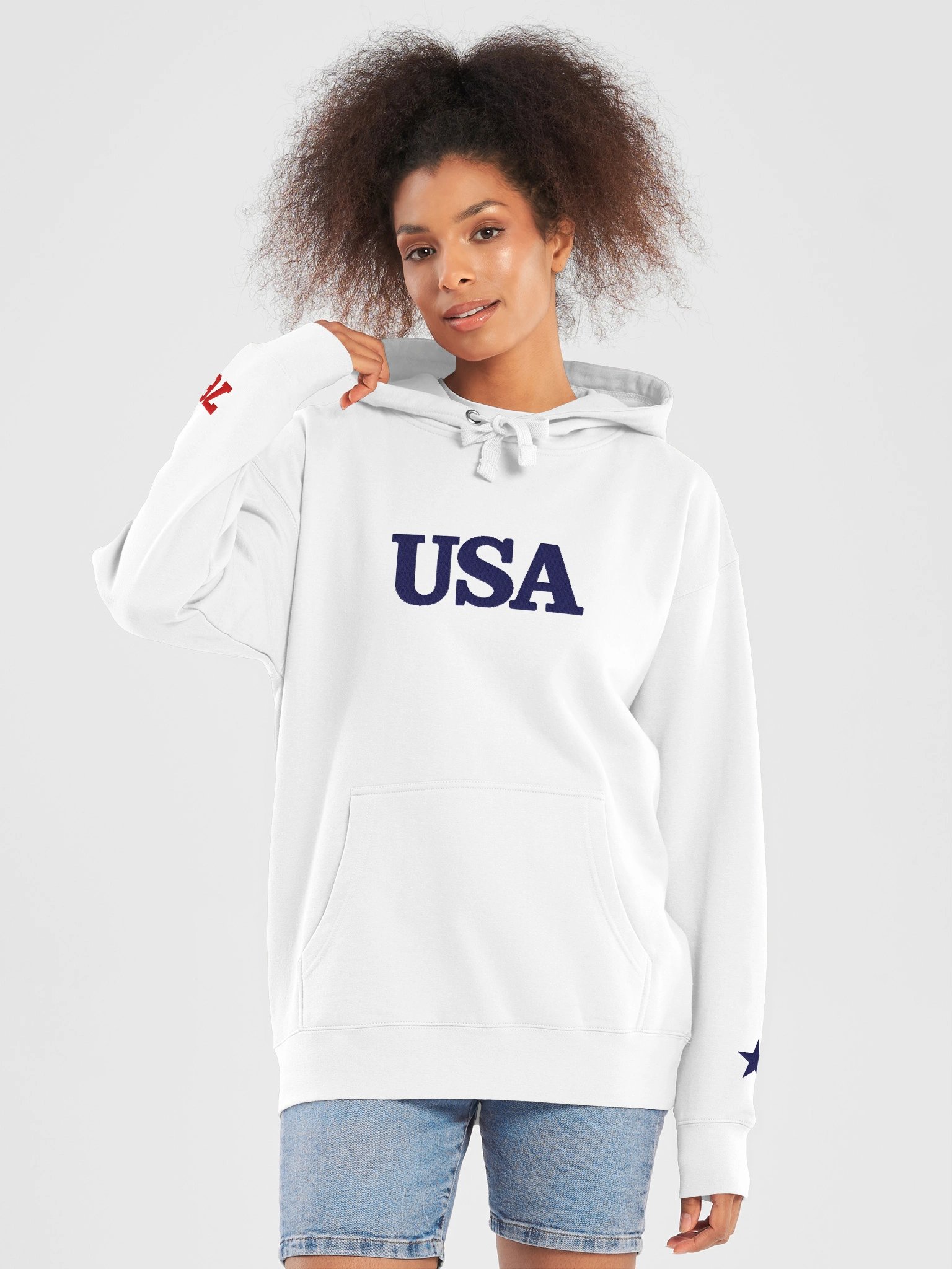 The USA Heritage Embroidered Hoodie product image (6)