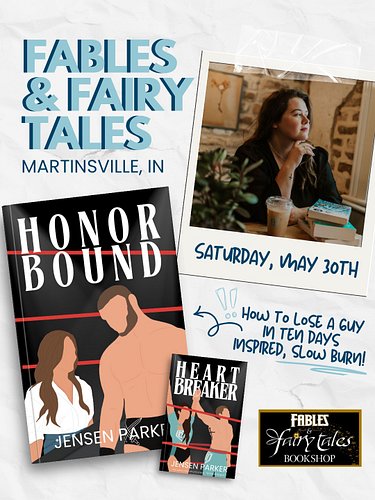 See you tomorrow at @fablesandfairytalesbookshop 💕

🗓️ May 30, 2026
📍 Fables & Fairytales, Martinsville, IN
⏱️ 1-3pm

Come ce...