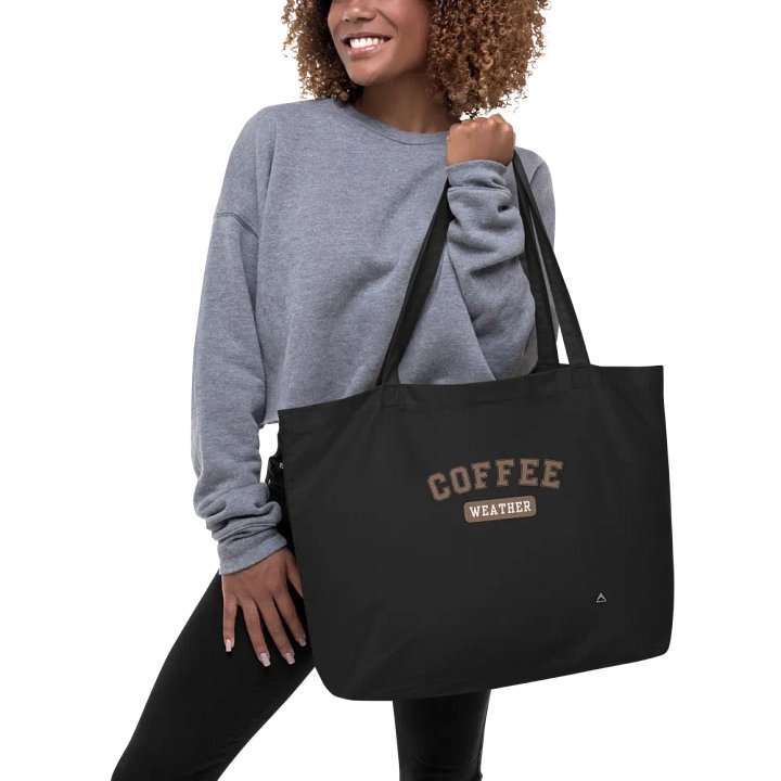 Coffee Weather | Black Tote (Timber) product image (2)