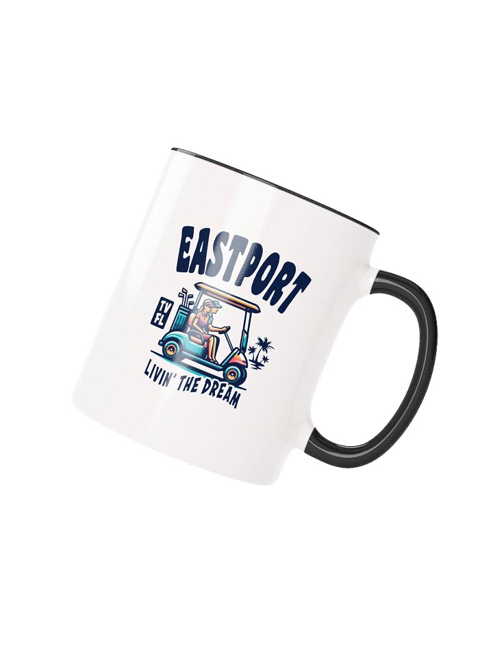 Eastport TV Florida USA Fun Golf Cart Design Coffee Mug product image (2)