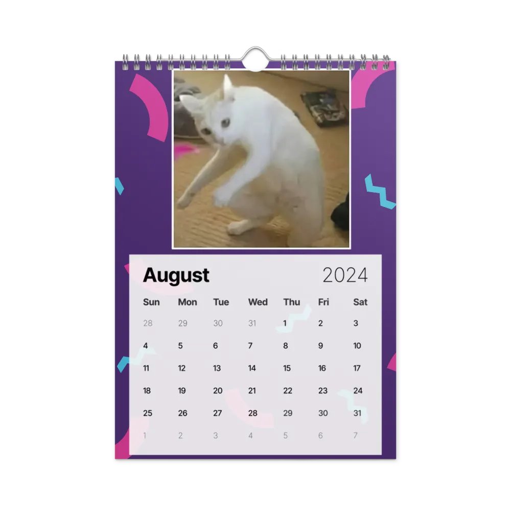 Wall Calendar (2024): Meme Cats product image (4)