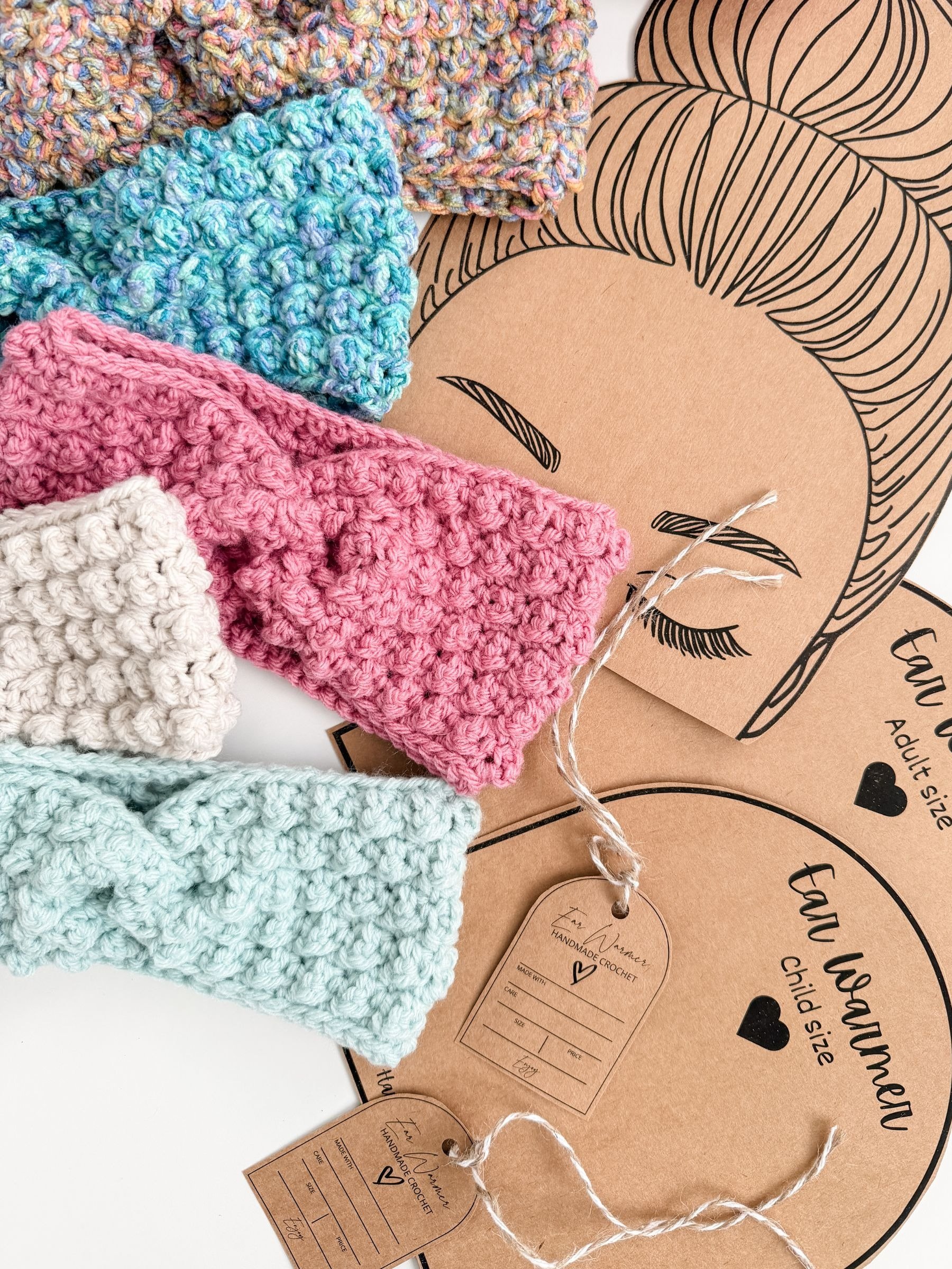 Winterberry Ear Warmer Crochet Pattern product image (4)