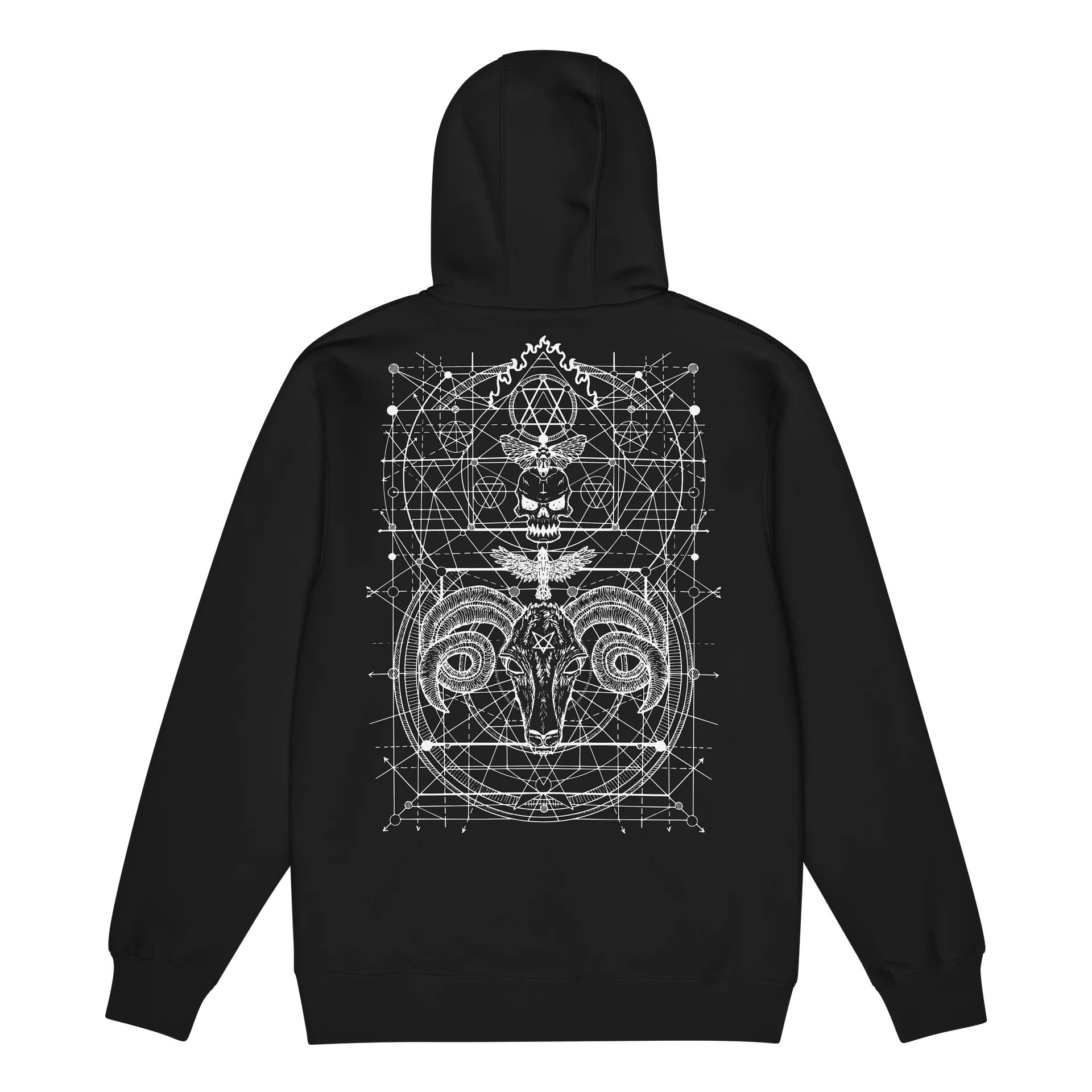 Odd Duck Merch Occult Zip Up Hoodie product image (8)