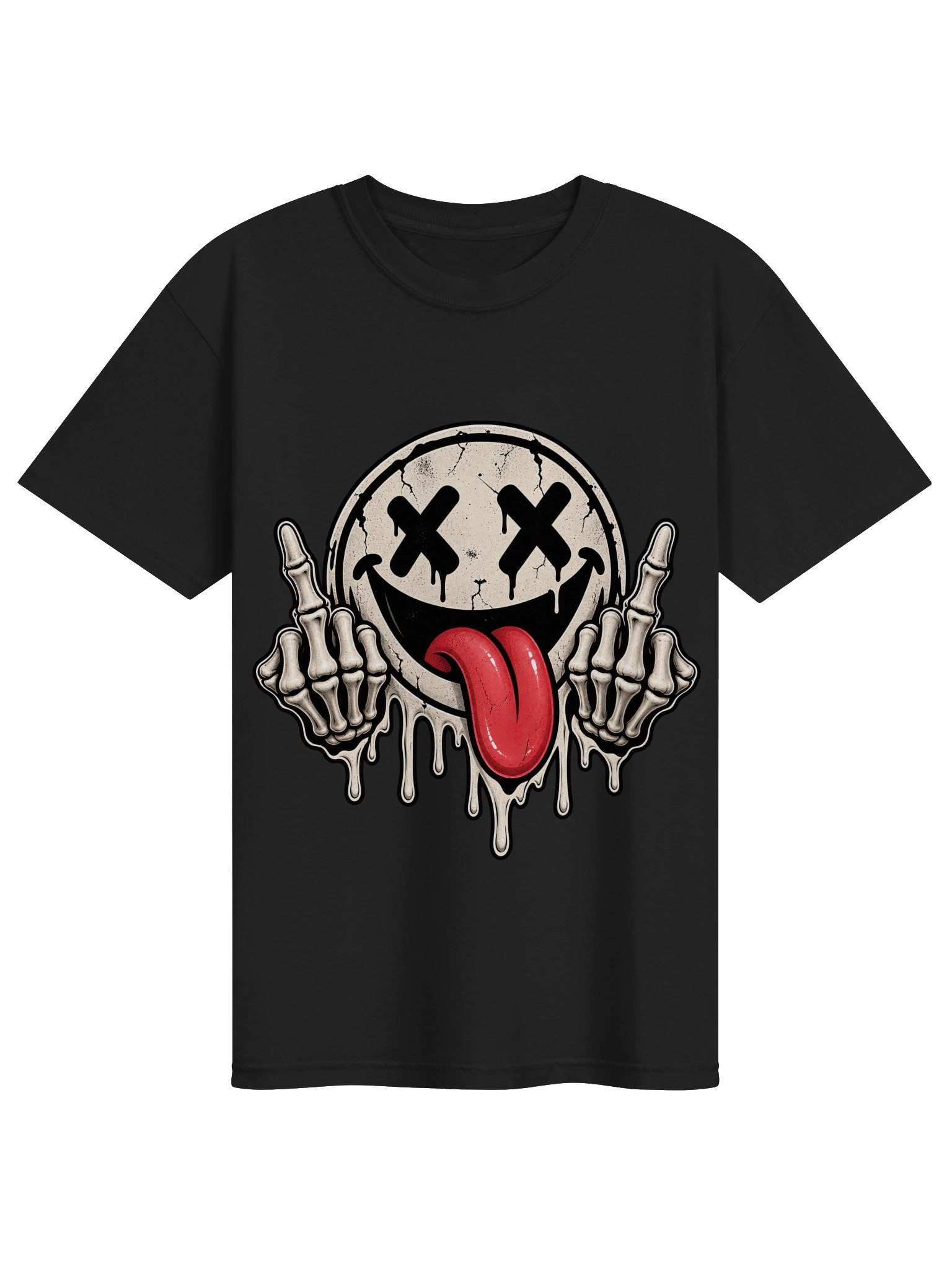 Dead Inside, Still Smiling — Rebel Smiley T-Shirt product image (7)