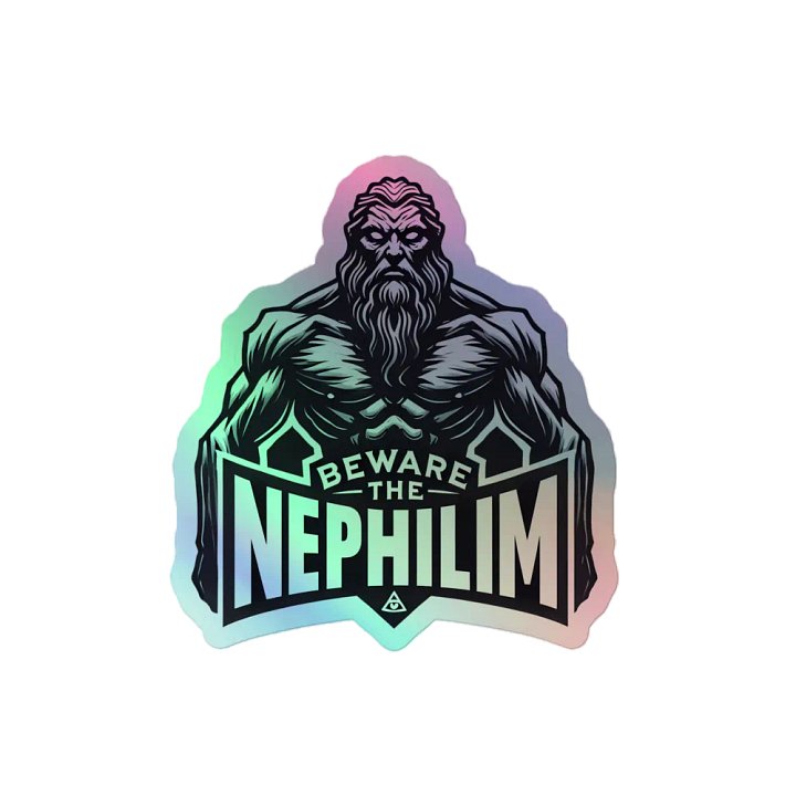 Beware the Nephilim Holographic Sticker product image (2)