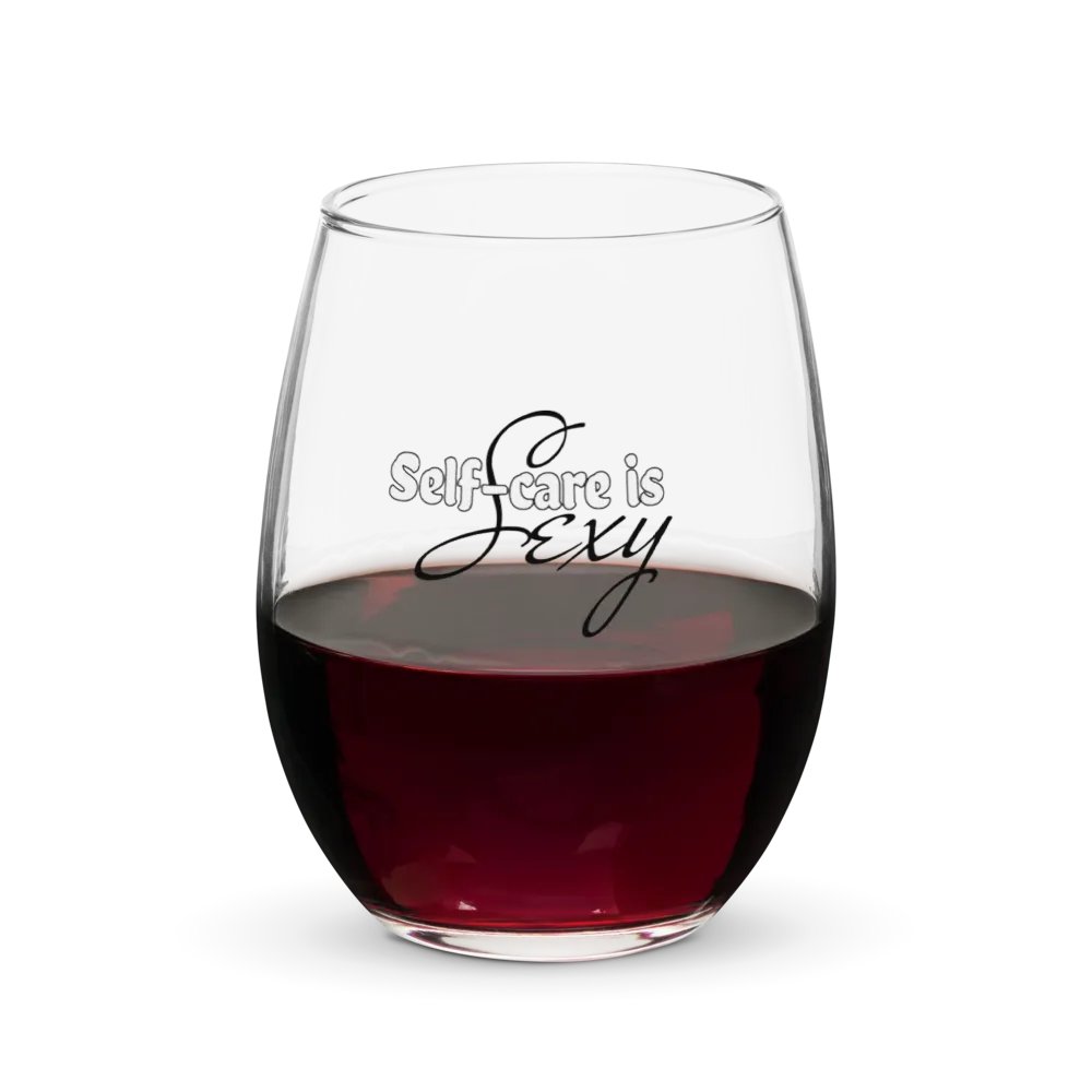 Self-care is sexy - Wine Glass product image (6)