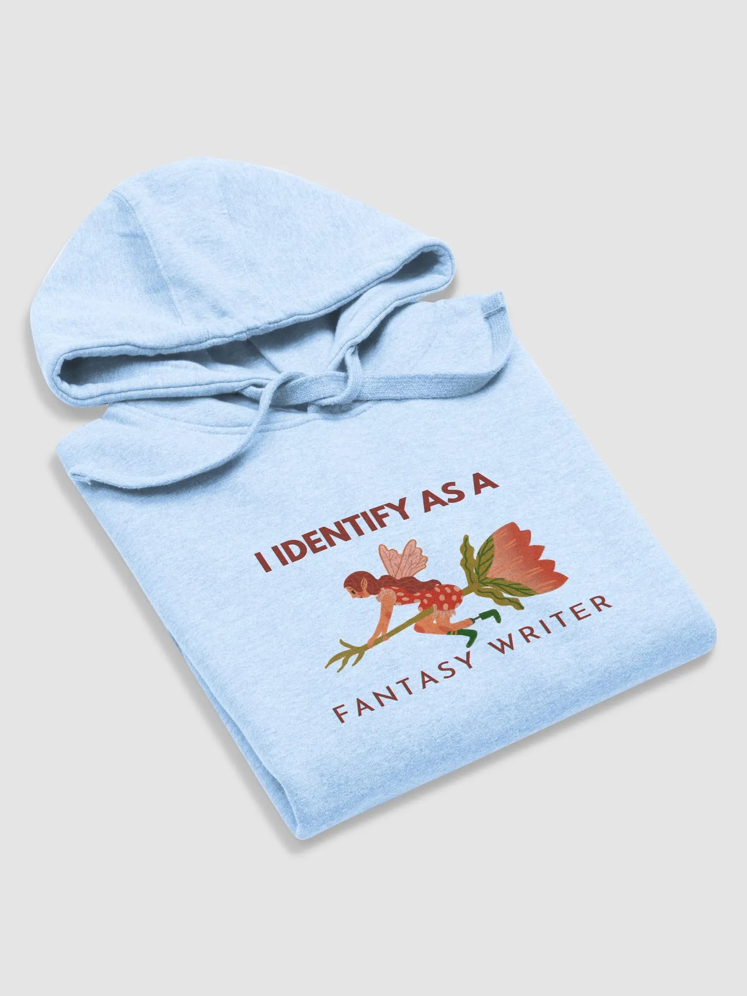 I Identify as a Fantasy Writer Sky Blue Unisex Hoodie product image (5)