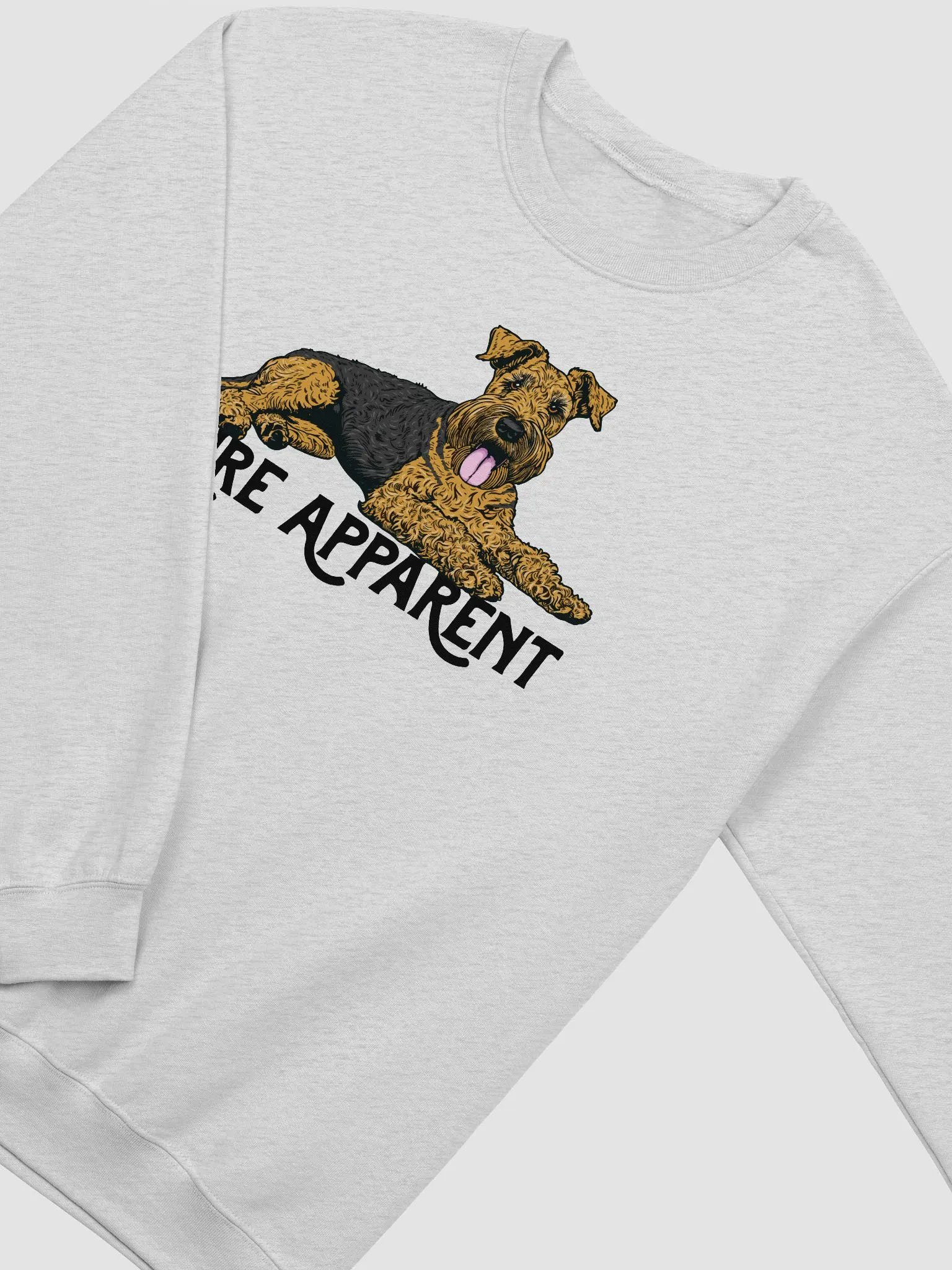 Aire Apparent Sweatshirt of an Airedale Terrier | Funny Shirt for Airedale Terrier Paw-rents product image (4)