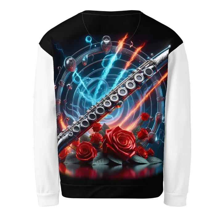 Melodic Rose Flute Symphony - Unisex Sweatshirt #11 product image (2)