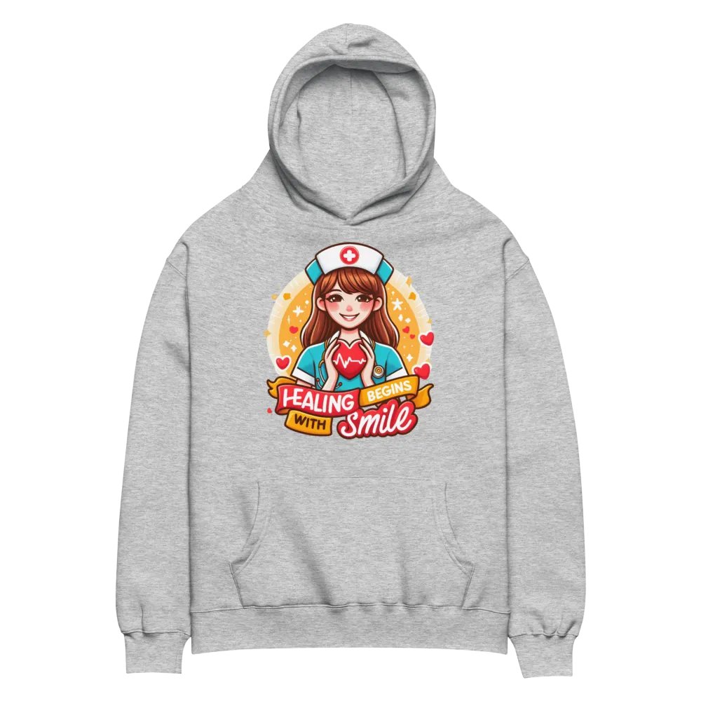 Smile of Healing Oversized Hoodie product image (32)