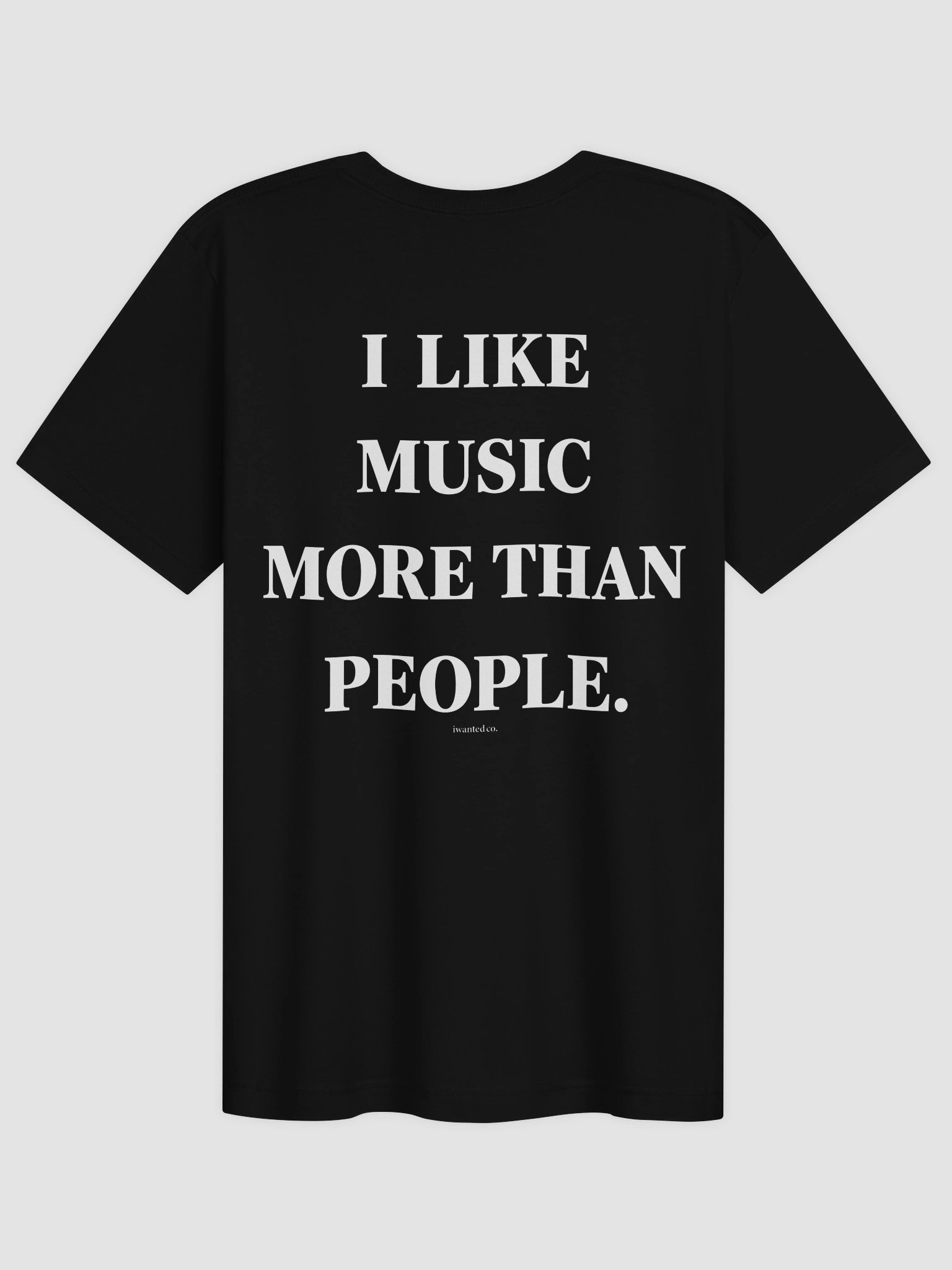 I Like Music More Than People Tee product image (1)