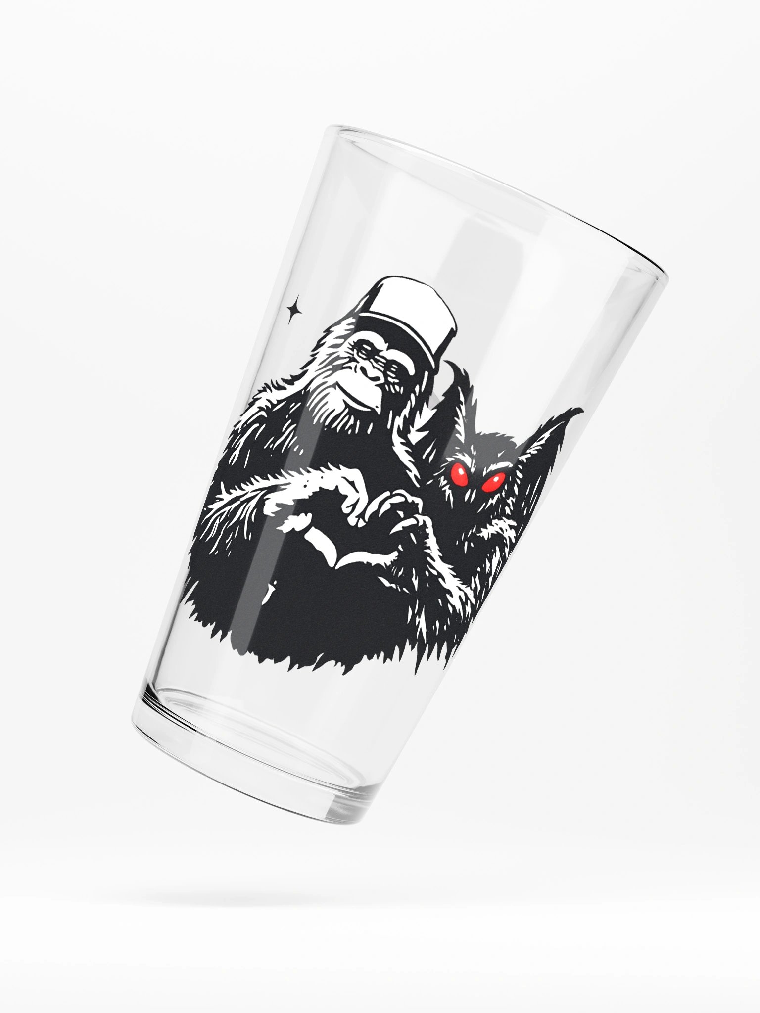 CRYPTID BESTIES SHAKER PINT GLASS 16oz product image (1)
