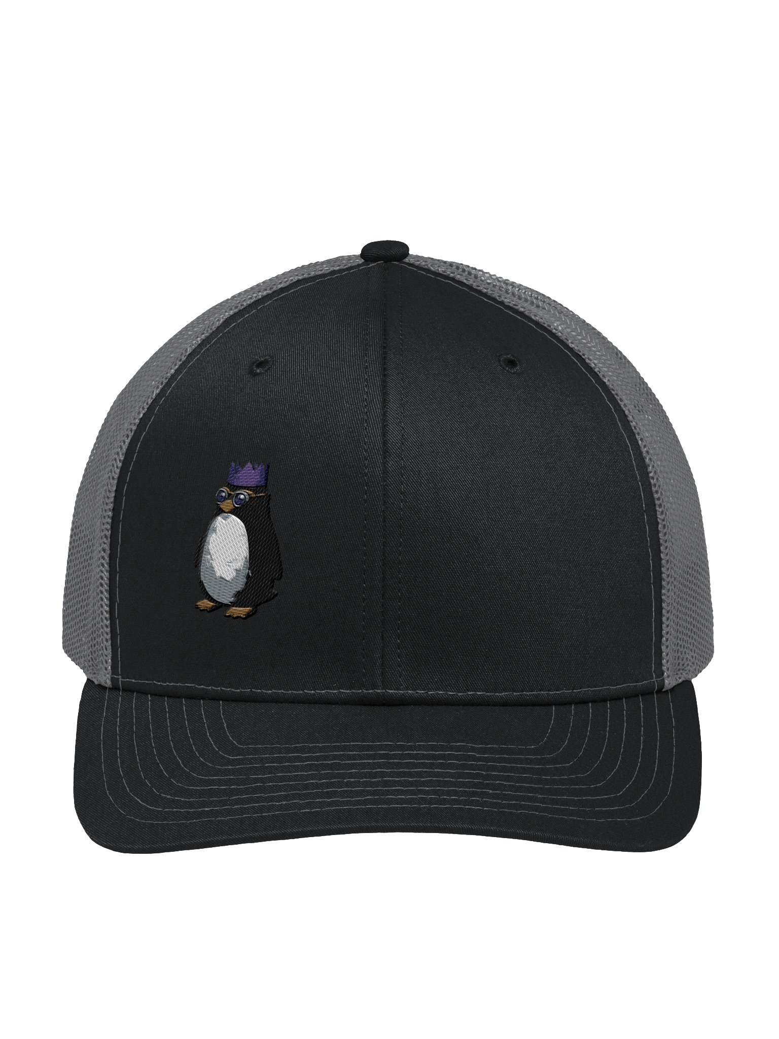 Crowned Penguin Trucker Hat product image (1)