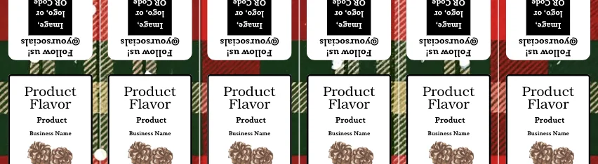 Plaid and Pine Label Template Bundle product image (2)