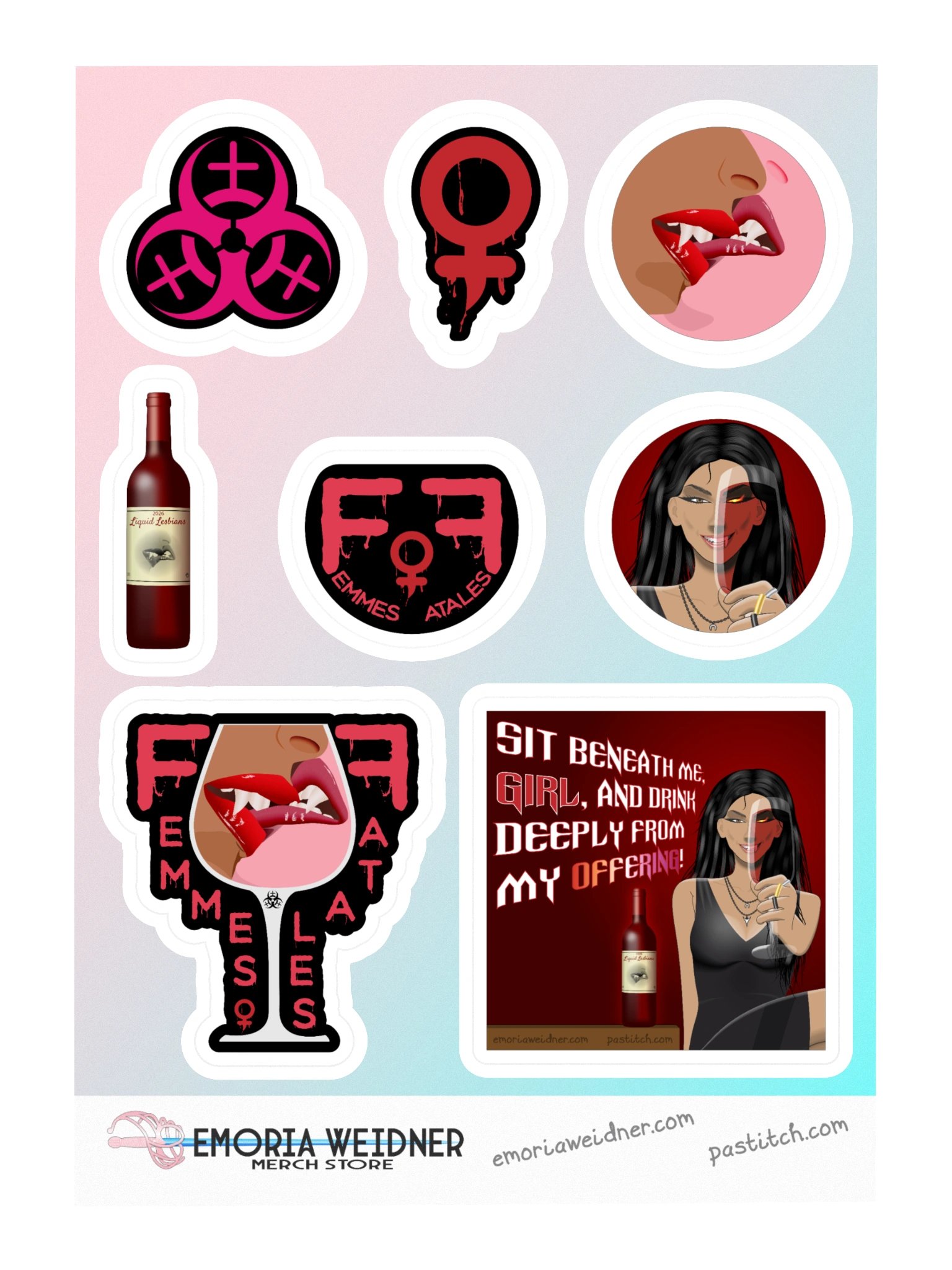 Femmes Fatales Sticker Sheet product image (1)
