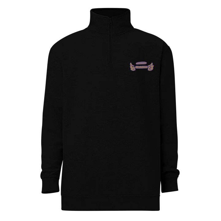 ANGELIC (tulip design) embroidered quarter zip product image (2)