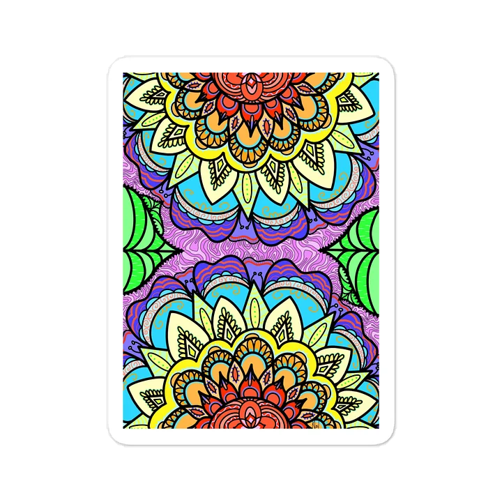 Rainbow Bloom Sticker product image (1)
