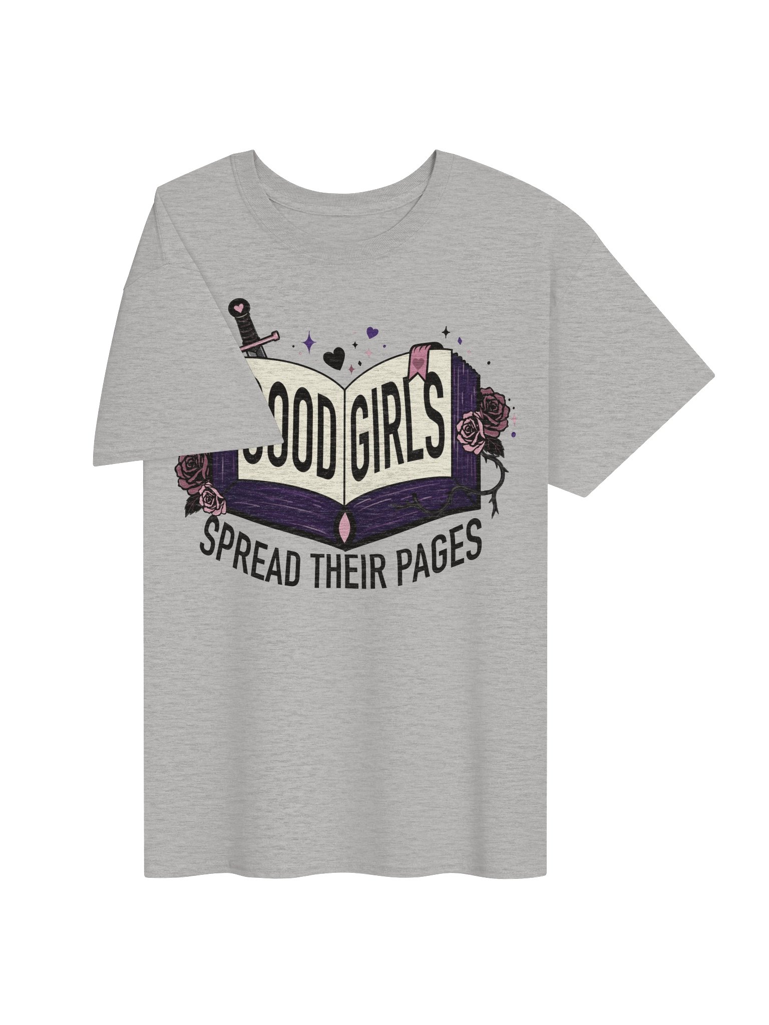 Good Girls Spread Their Pages (Unisex Heavy Tee) product image (43)