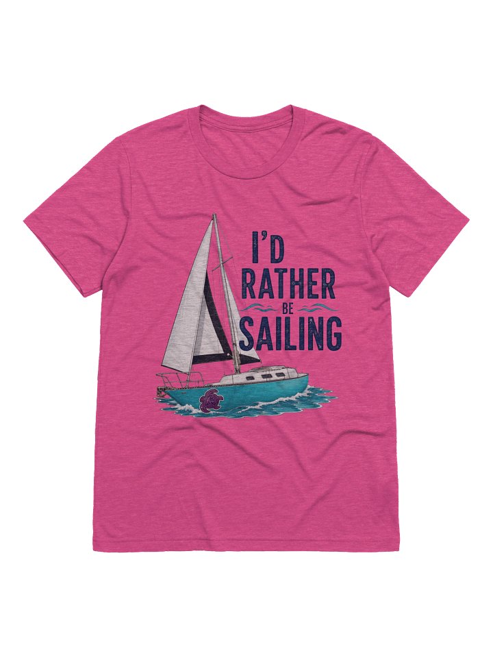 Lady K Sailing I'd Rather Be Sailing Tee product image (73)
